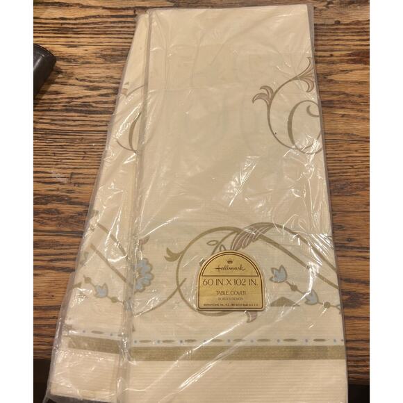 TWO 2 VTG HALLMARK Large Paper Table Cover, HAPPY ANNIVERSARY, 60” X 102”, NEW - Picture 5 of 6